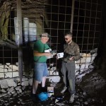 Установка фотоловушек в штольнях